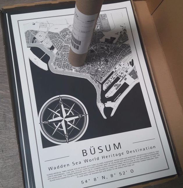City-Map Poster Büsum